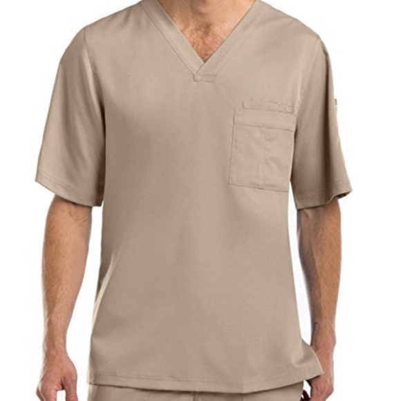5/$25 New Grey’s Anatomy Men’s 3 Pocket Top By Barco size large - Picture 1 of 12